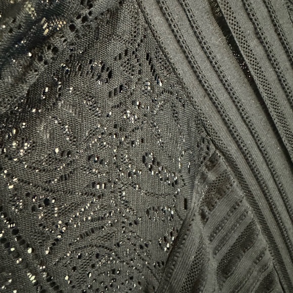 LARGE BCBG MaxAzria Black Lace Dress - Picture 6 of 7